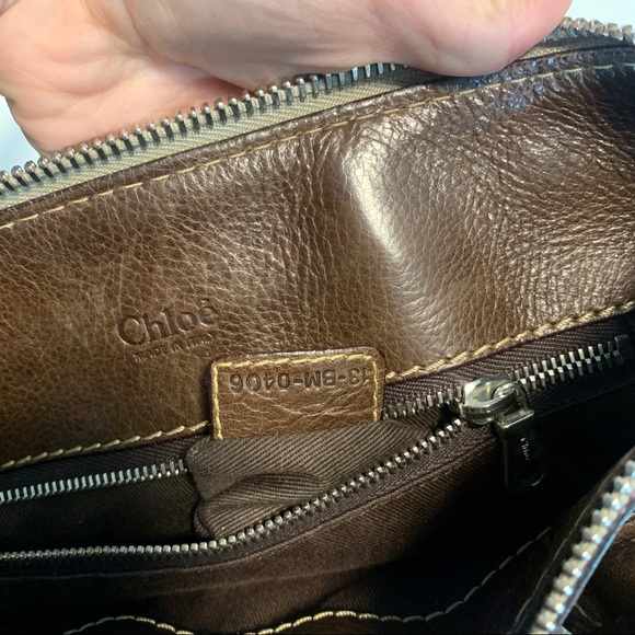 Chloe Edith Satchel Handbag in Dark Brown Leather - Picture 4 of 8